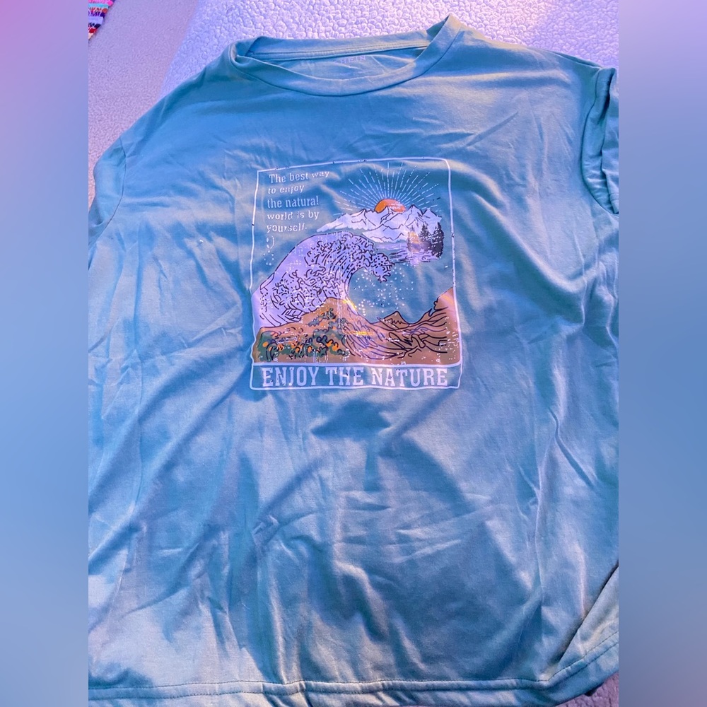 Shein Nature Graphic Tee